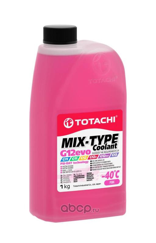 антифриз MIX-TYPE COOLANT G12evo PINK -40 Розовый  1Л.